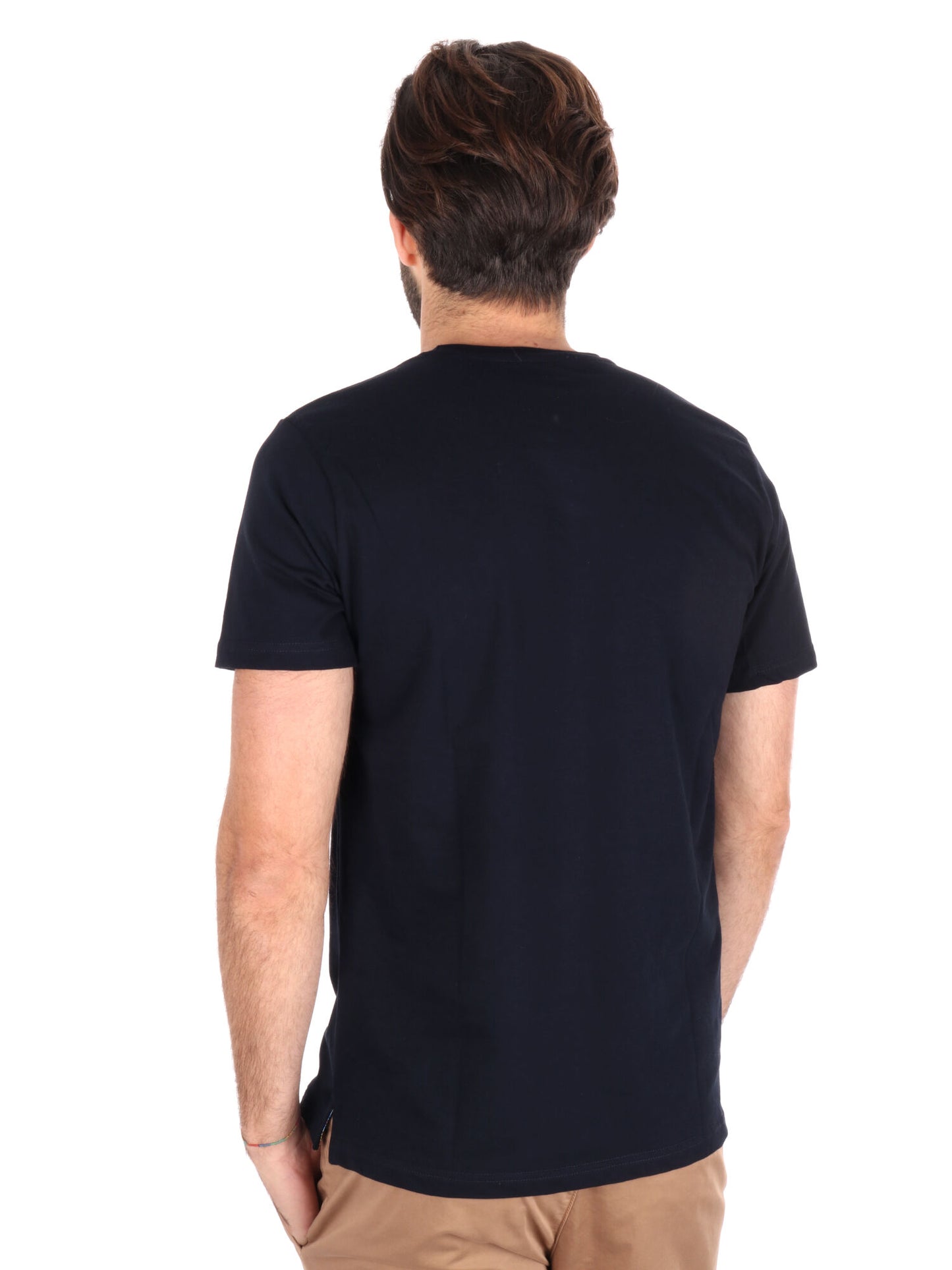 T-SHIRT IN PIQUET FB UOMO BLU