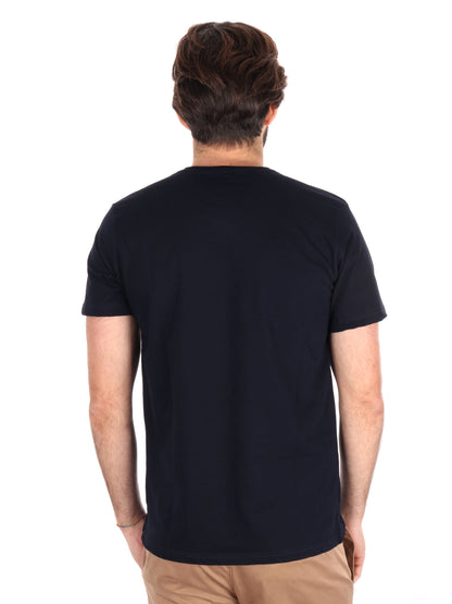 T-SHIRT IN PIQUET FB UOMO BLU