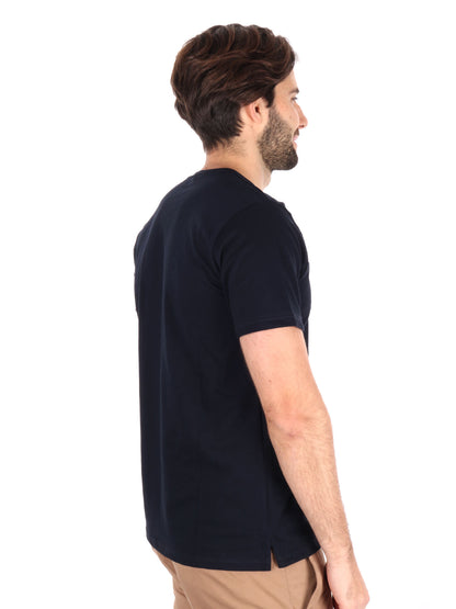 T-SHIRT IN PIQUET FB UOMO BLU