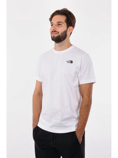 T-SHIRT REDBOX THE NORTH FACE UOMO BIANCO