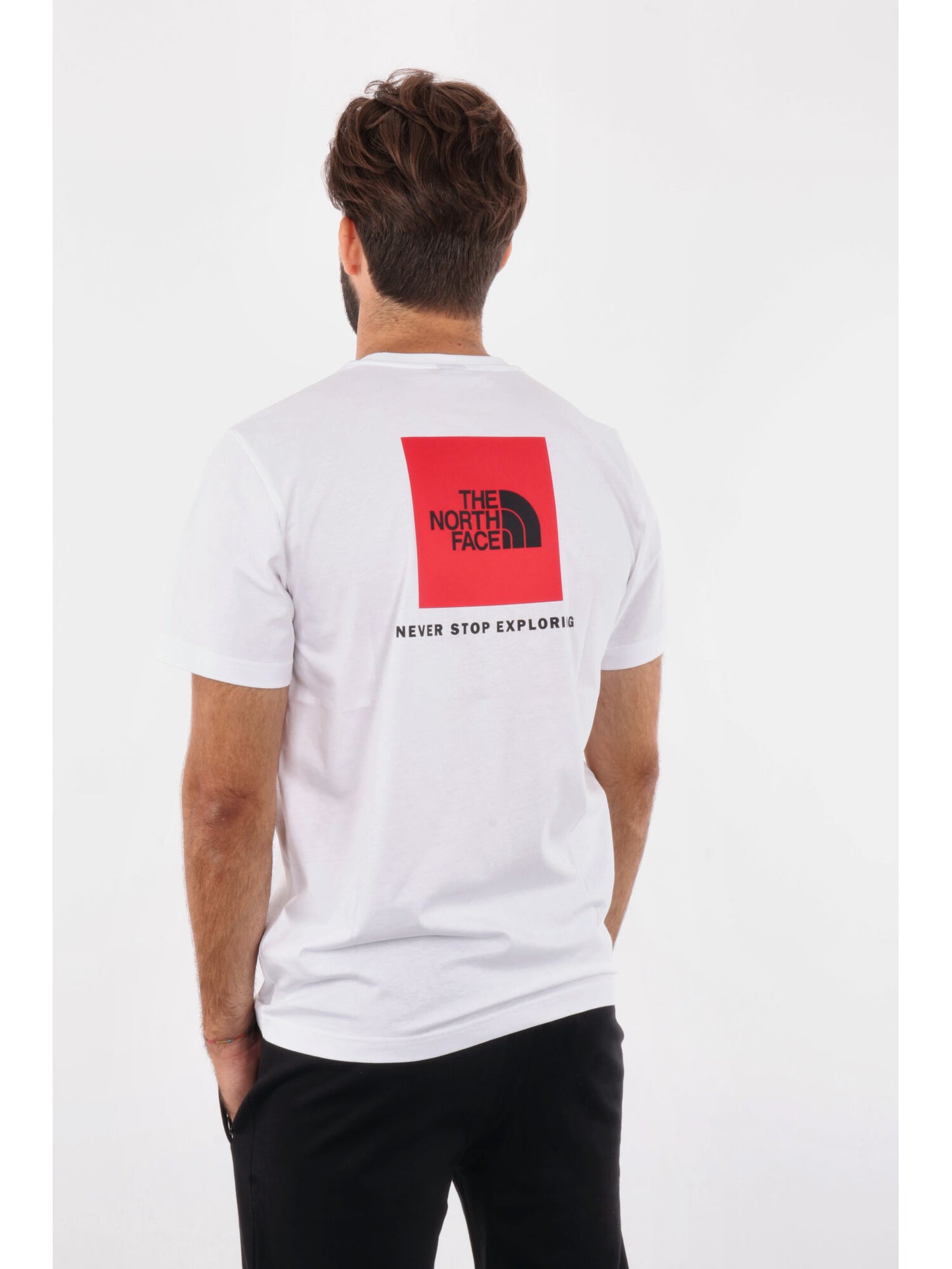 T-SHIRT NSE BOX THE NORTH FACE DA UOMO BIANCO