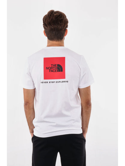 T-SHIRT REDBOX THE NORTH FACE UOMO BIANCO