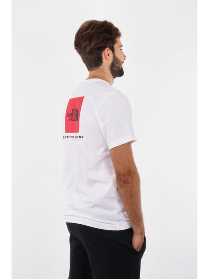 T-SHIRT REDBOX THE NORTH FACE UOMO BIANCO