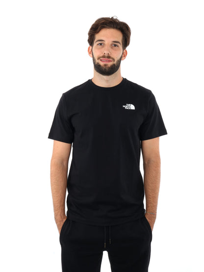 T-SHIRT REDBOX THE NORTH FACE UOMO NERO
