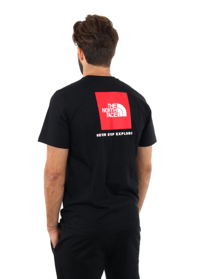 T-SHIRT REDBOX THE NORTH FACE UOMO NERO