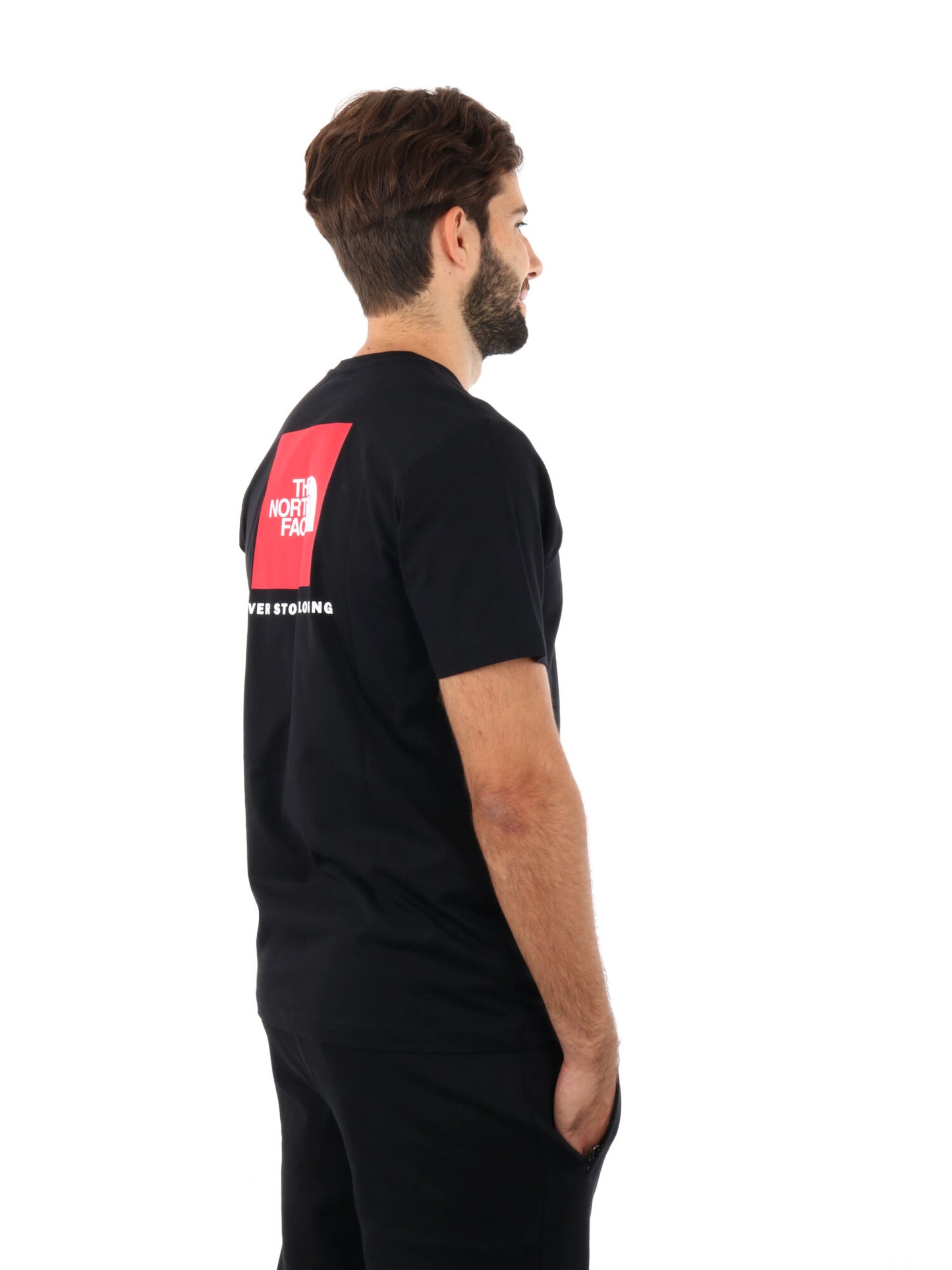 T-SHIRT REDBOX THE NORTH FACE UOMO NERO