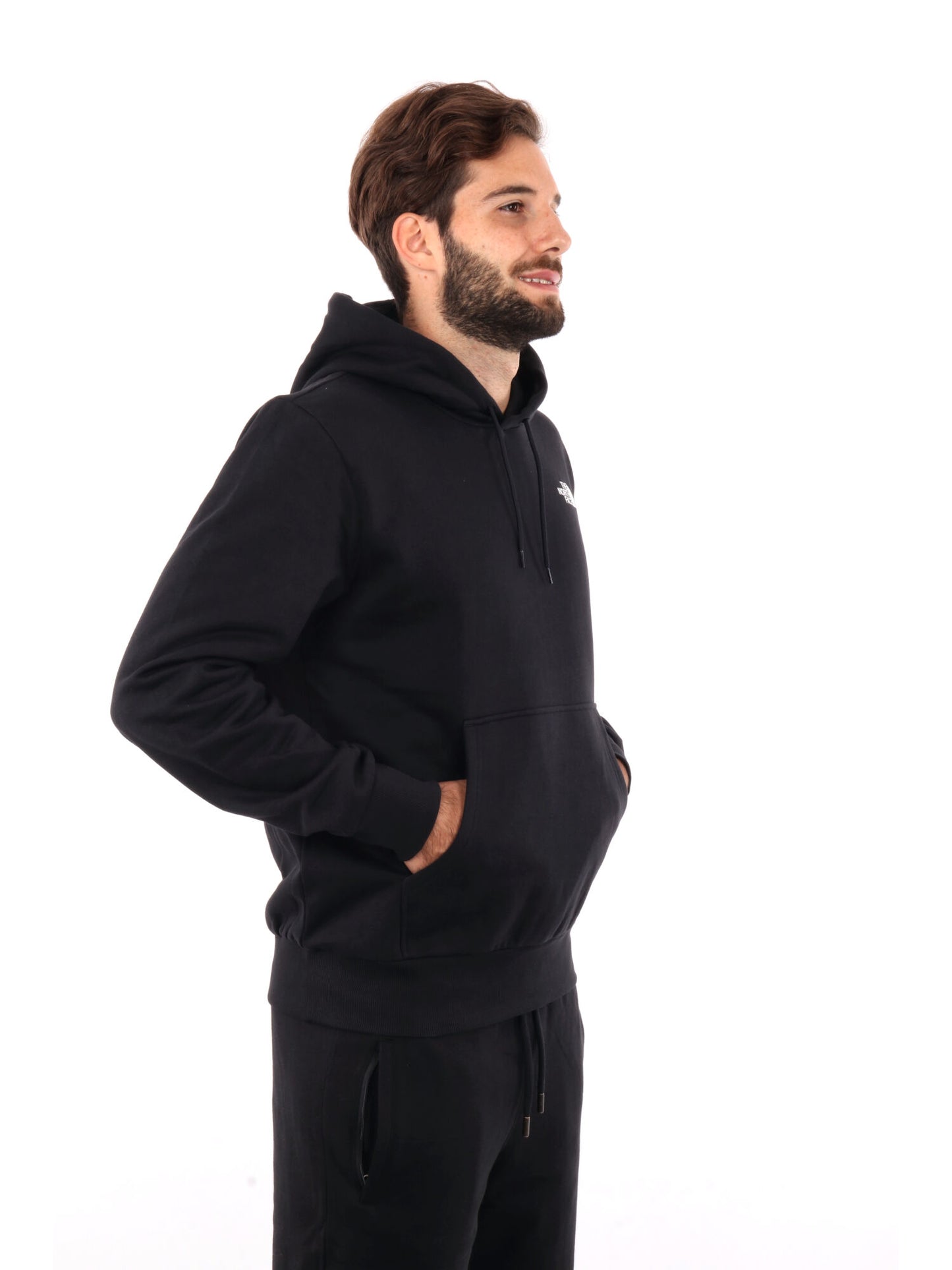 FELPA CON CAPPUCCIO SIMPLE DOME THE NORTH FACE DA UOMO NERO