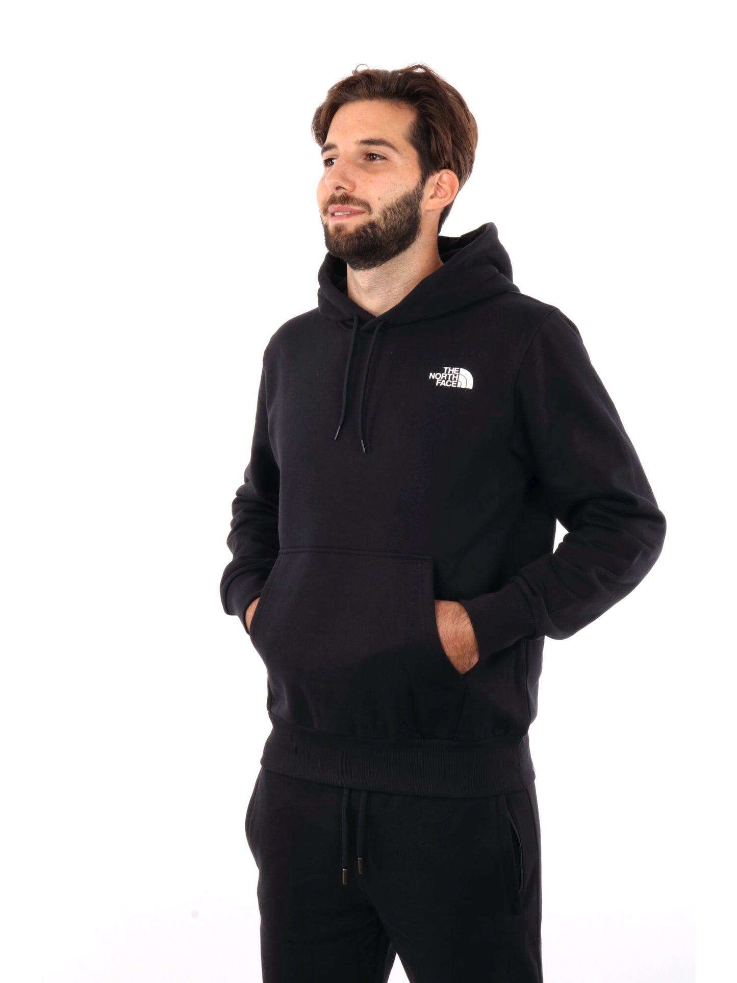 FELPA CON CAPPUCCIO SIMPLE DOME THE NORTH FACE DA UOMO NERO