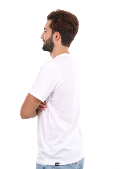 T-SHIRT EASY TEE THE NORTH FACE DA UOMO BIANCO