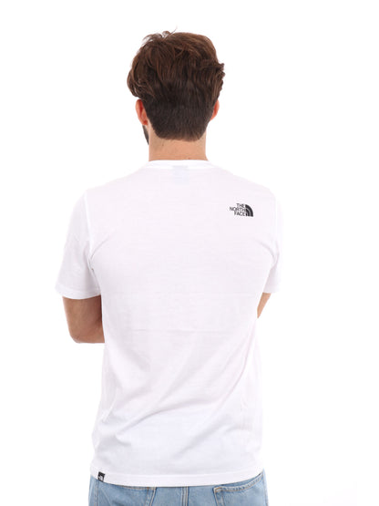 T-SHIRT EASY TEE THE NORTH FACE DA UOMO BIANCO
