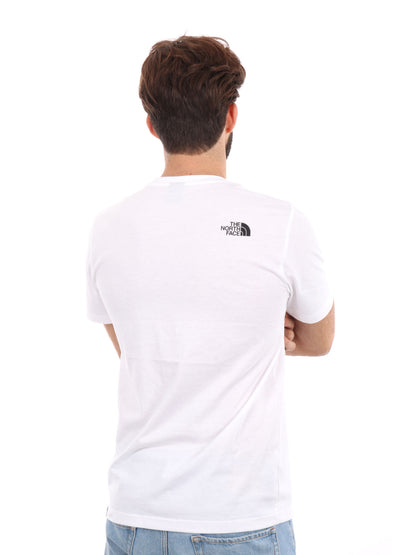 T-SHIRT EASY TEE THE NORTH FACE UOMO BIANCO