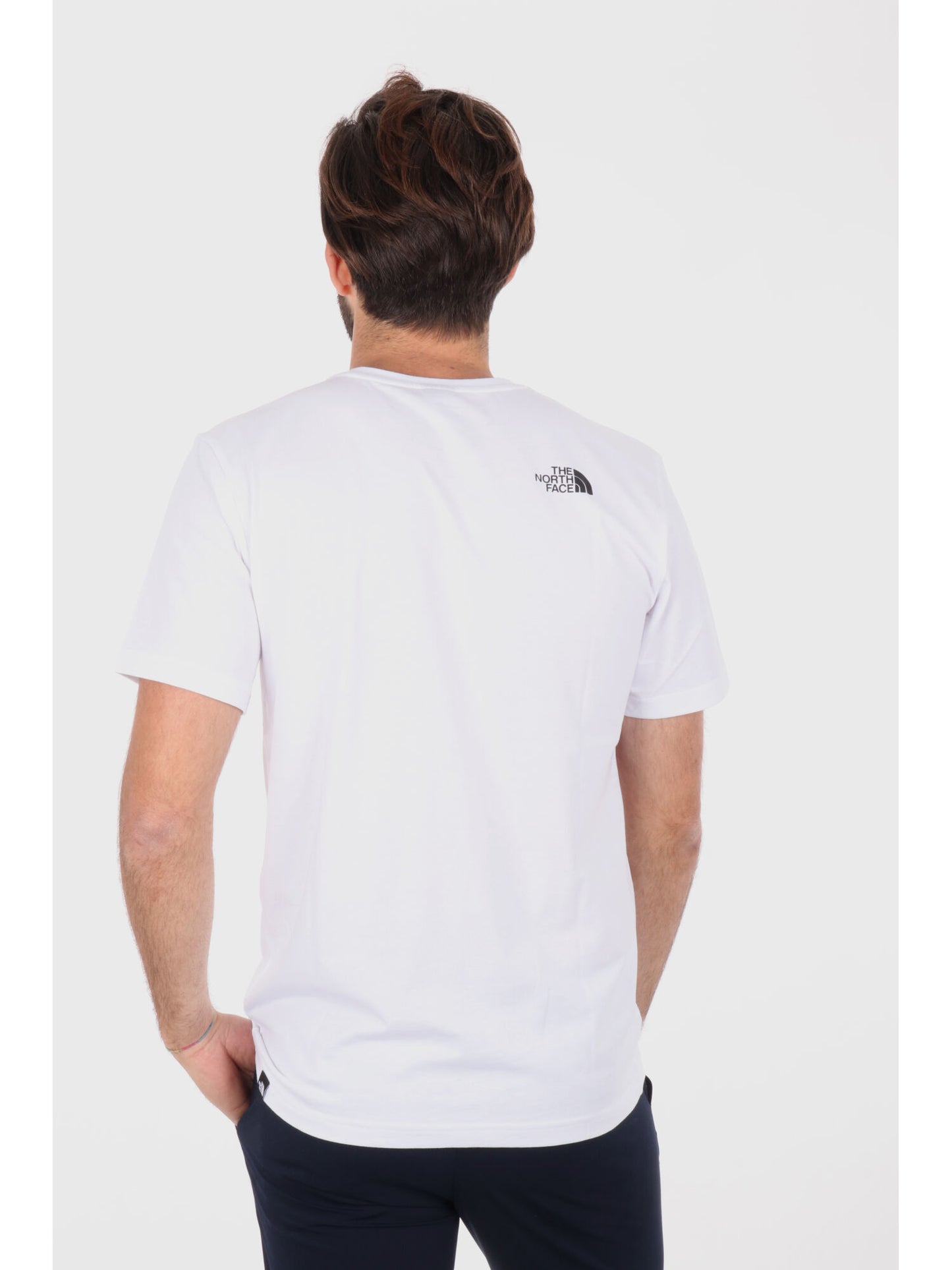T-SHIRT MOUNTAIN LINE THE NORTH FACE UOMO BIANCO
