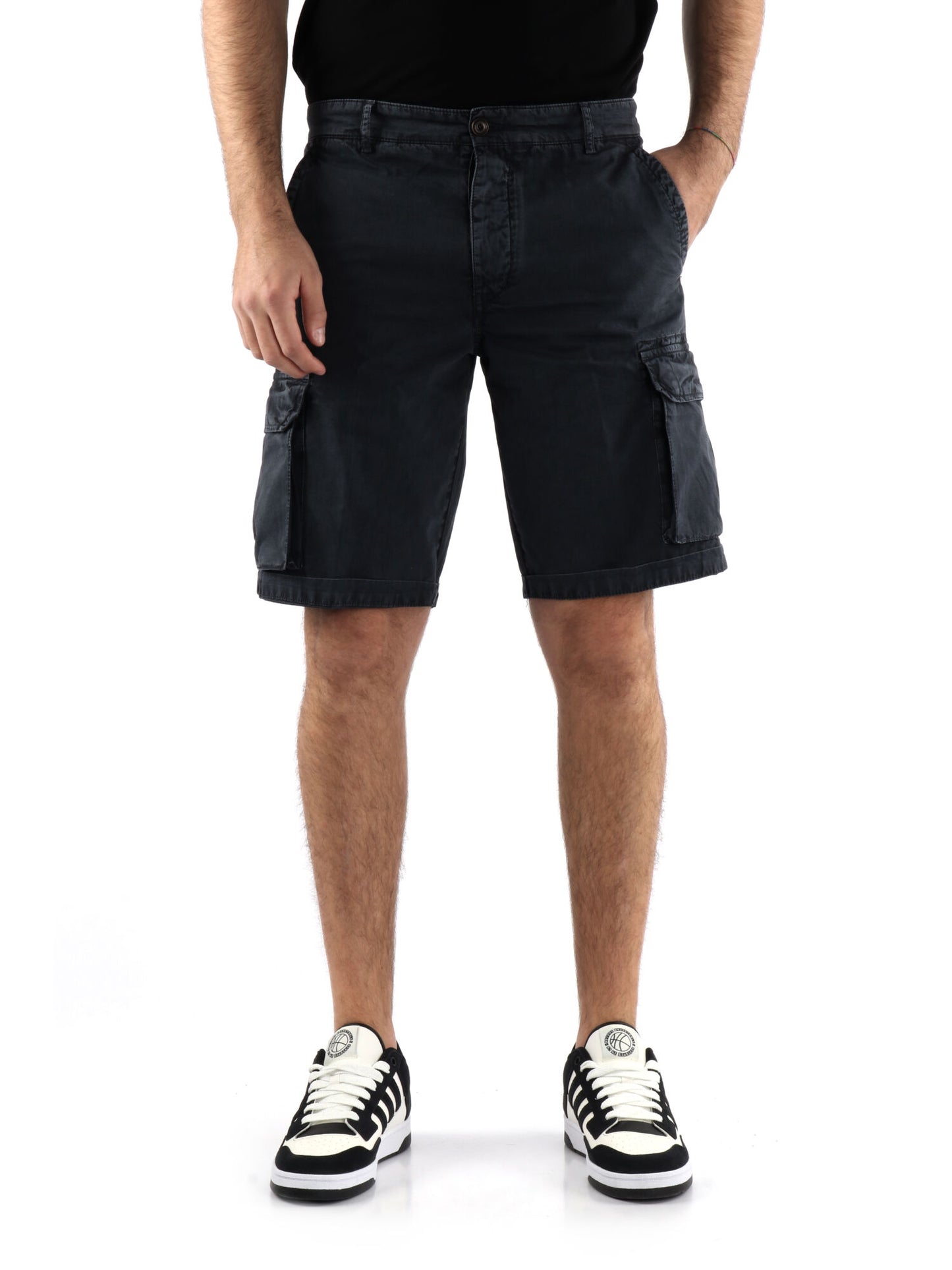 BERMUDA CASUAL 40WEFT DA UOMO NERO