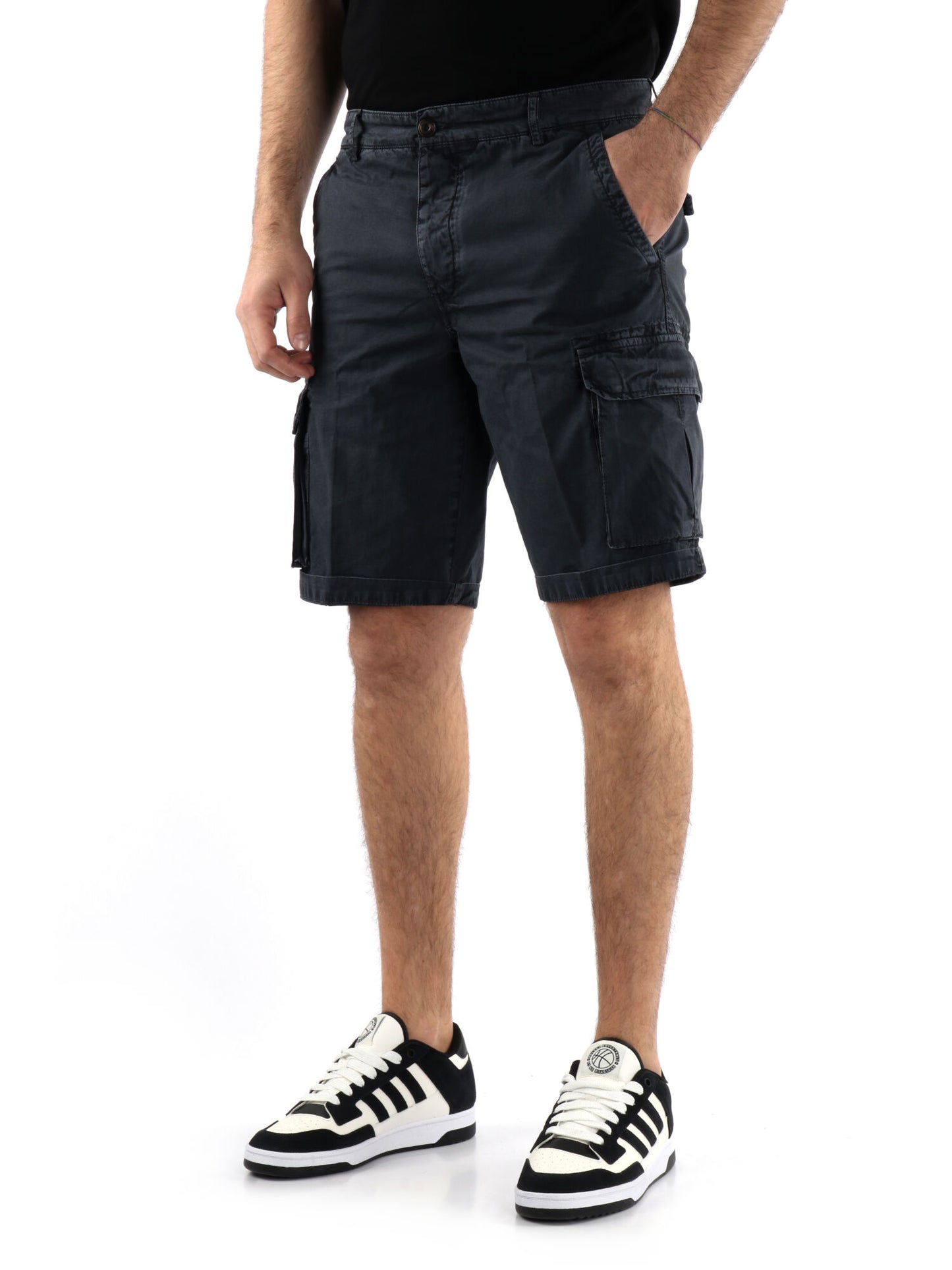 BERMUDA CASUAL 40WEFT DA UOMO NERO