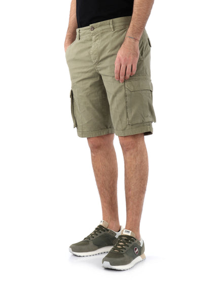 BERMUDA CASUAL 40WEFT DA UOMO VERDE MILITARE