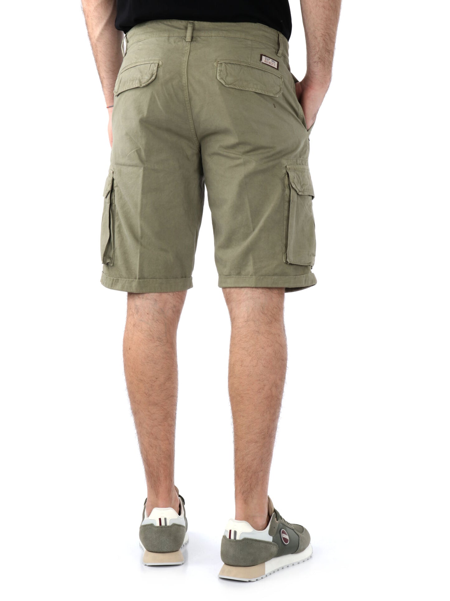 BERMUDA CASUAL 40WEFT DA UOMO VERDE MILITARE