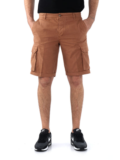 BERMUDA CASUAL 40WEFT DA UOMO TABACCO