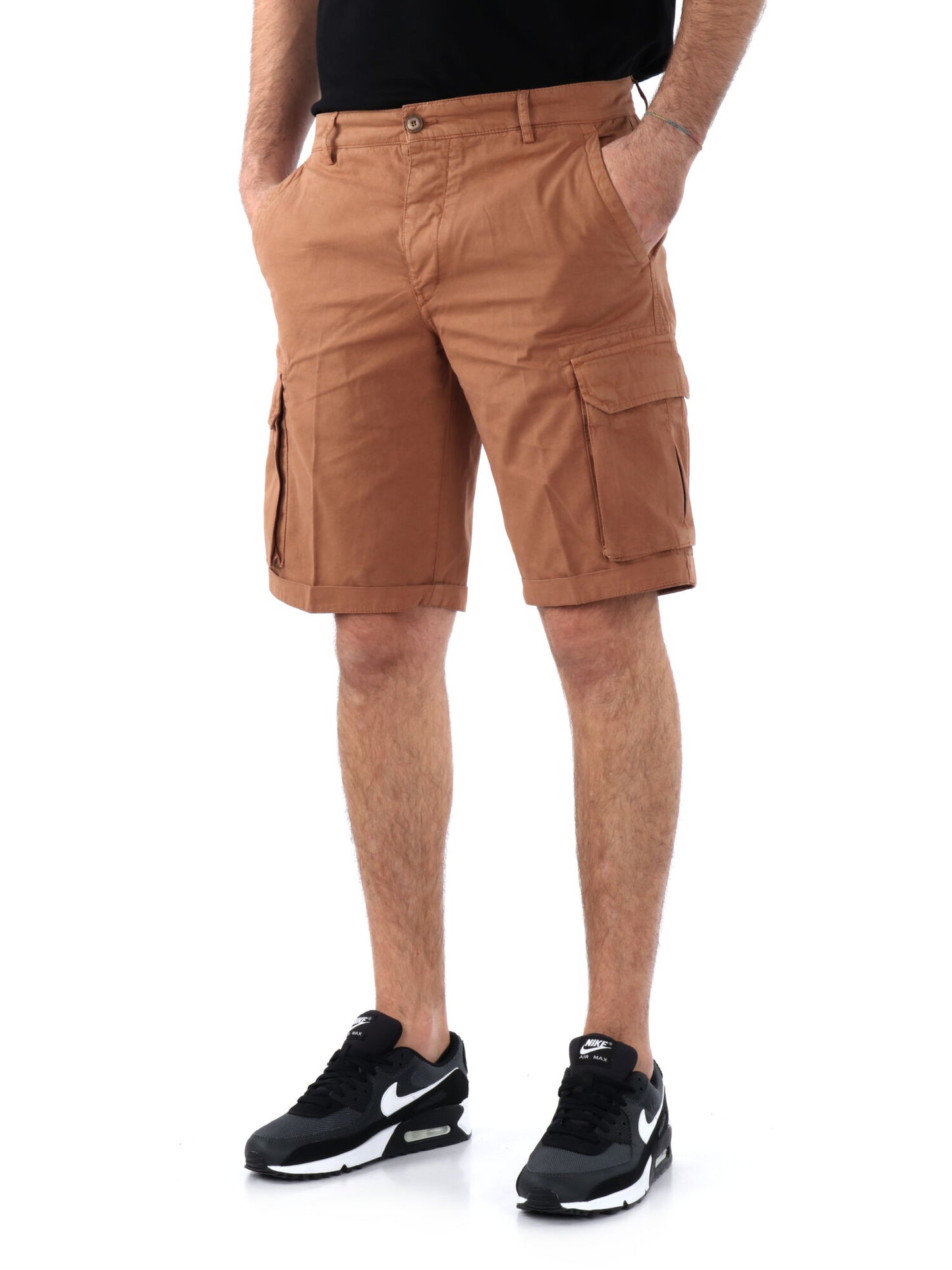 BERMUDA CASUAL 40WEFT DA UOMO TABACCO