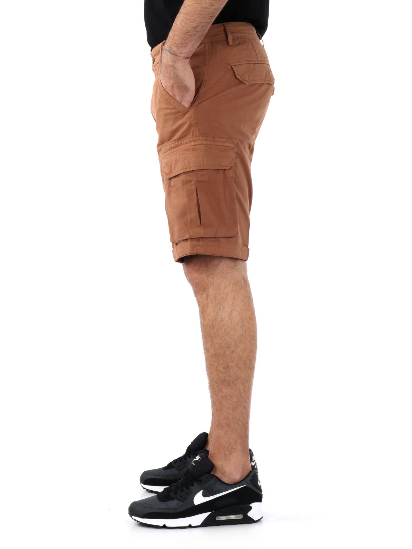 BERMUDA CASUAL 40WEFT DA UOMO TABACCO