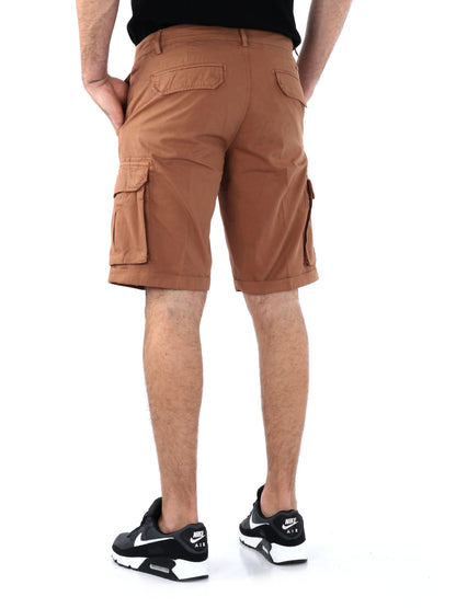BERMUDA CASUAL 40WEFT DA UOMO TABACCO