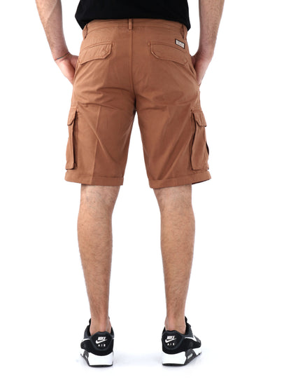 BERMUDA CASUAL 40WEFT DA UOMO TABACCO