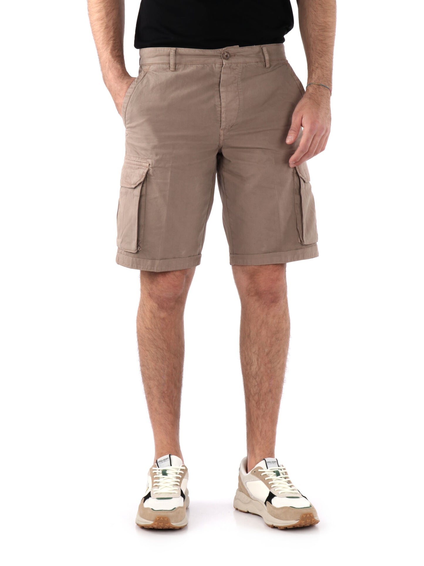 BERMUDA CASUAL 40WEFT DA UOMO BEIGE