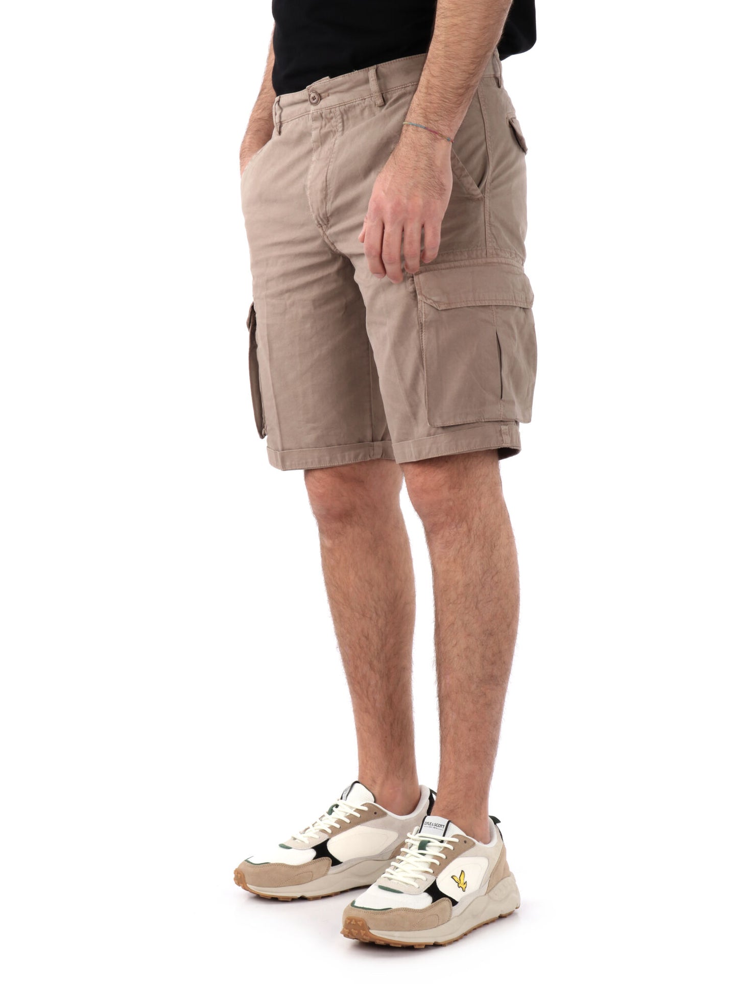 BERMUDA CASUAL 40WEFT DA UOMO BEIGE