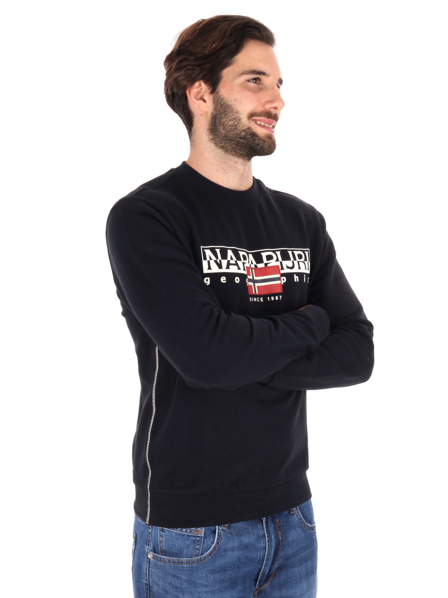 FELPA AYLMER NAPAPIJRI UOMO NERO