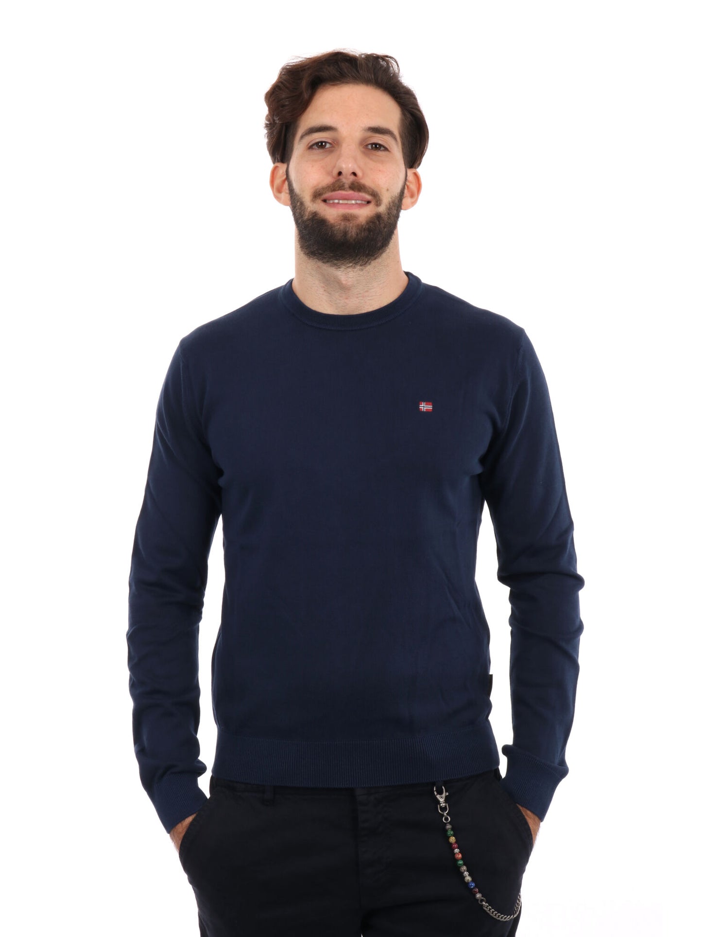 MAGLIA DROZ NAPAPIJRI DA UOMO BLU