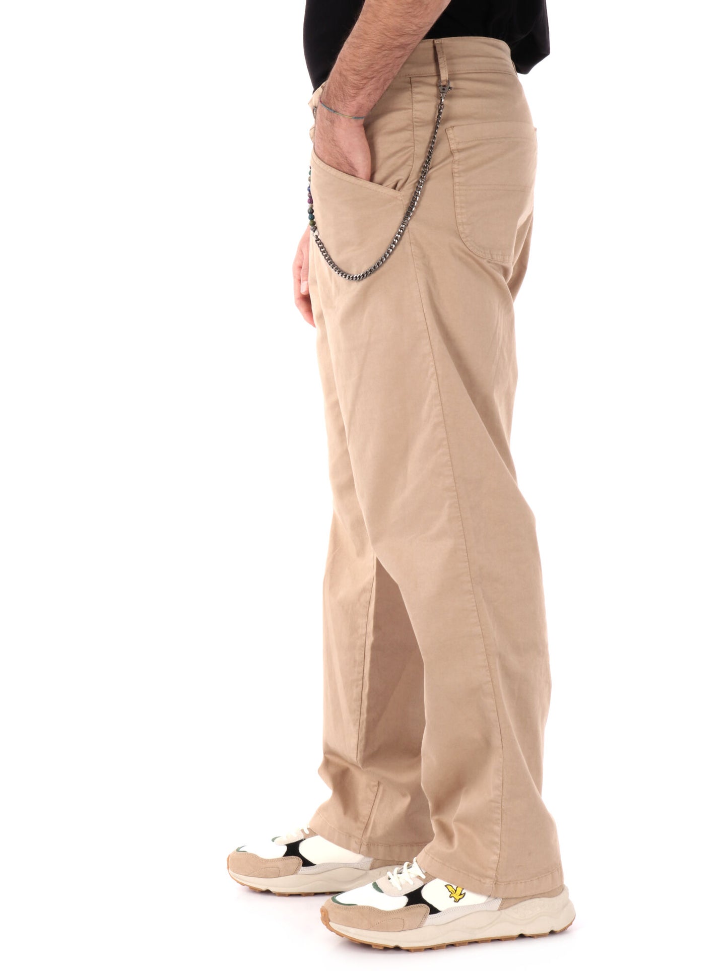 PANTALONE LOOSE FIT FB UOMO BISCOTTO