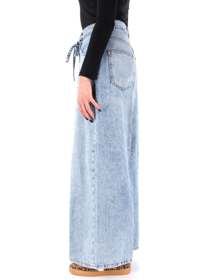 DENIM A PALAZZO YES ZEE DONNA JEANS CHIARO