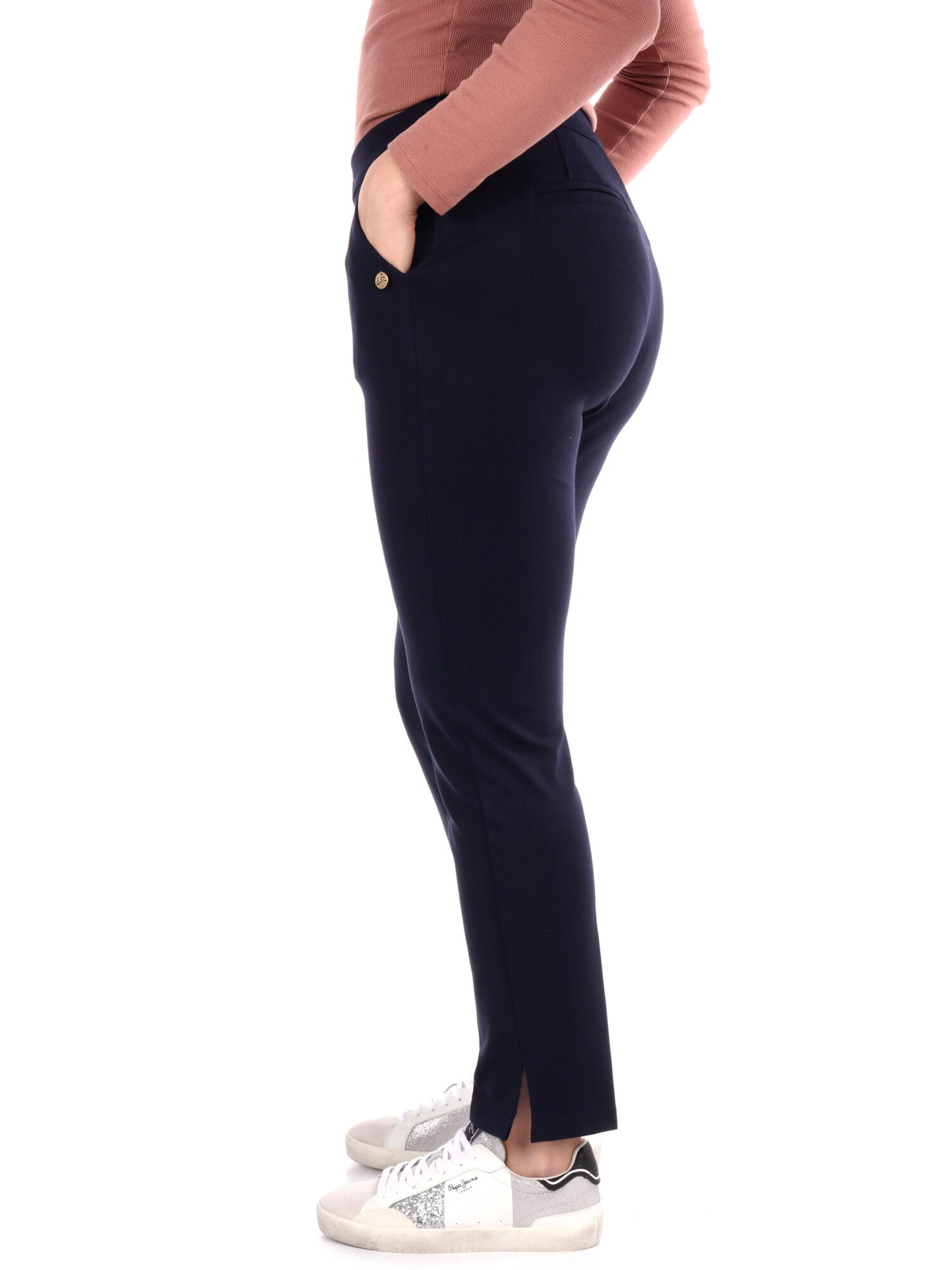 PANTALONE PUNTO MILANO ARTIGLI DONNA BLU
