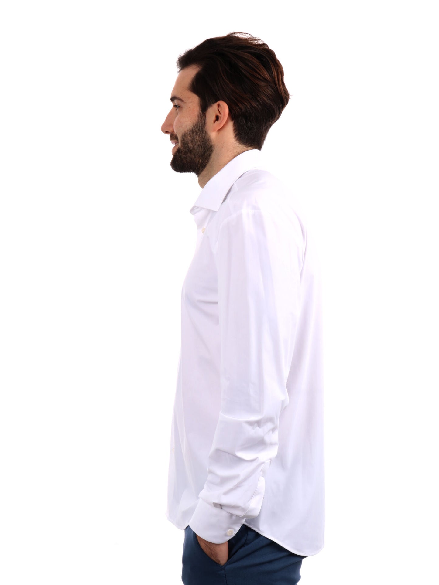 CAMICIA TECNICA FB UOMO BIANCO