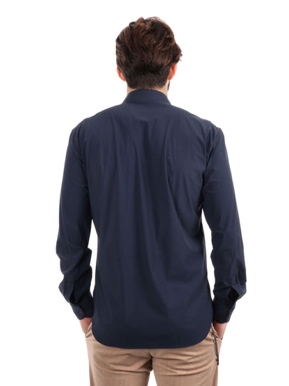 F.b. camicia tecnica da uomo blu
