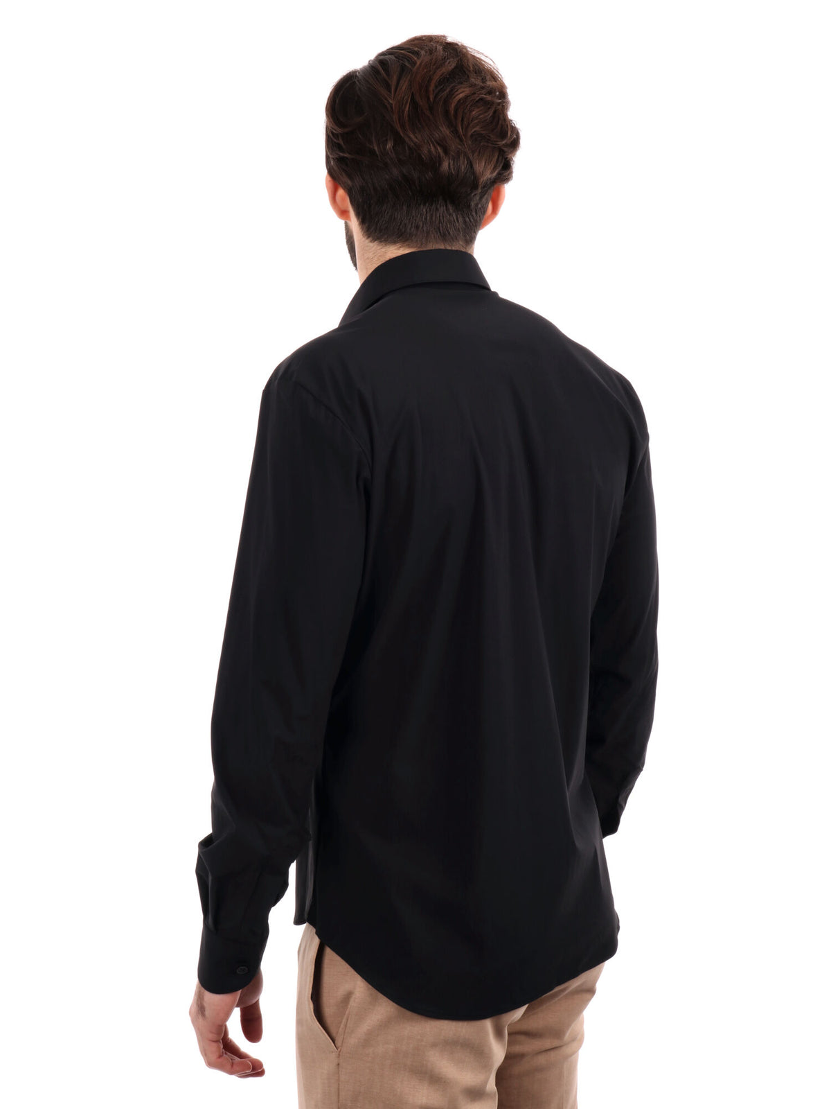 F.b. camicia tecnica da uomo nero