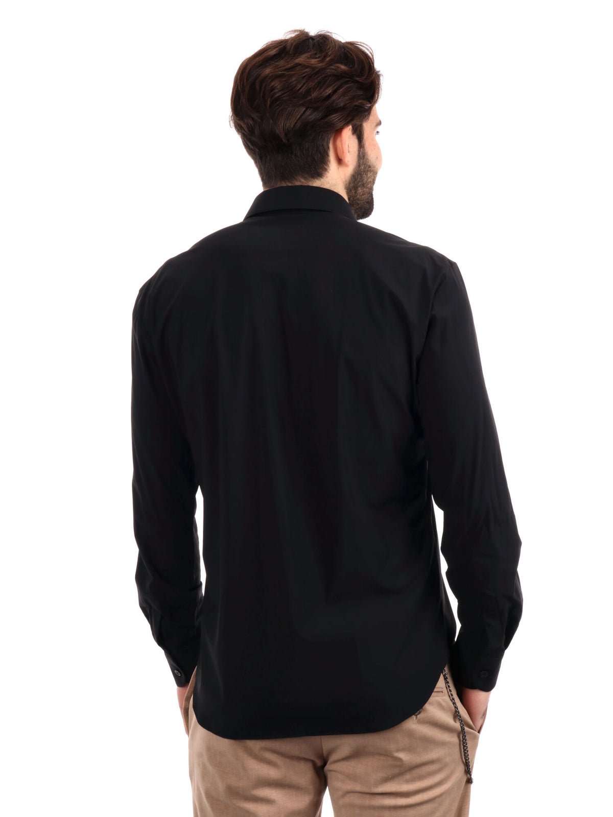 F.b. camicia tecnica da uomo nero