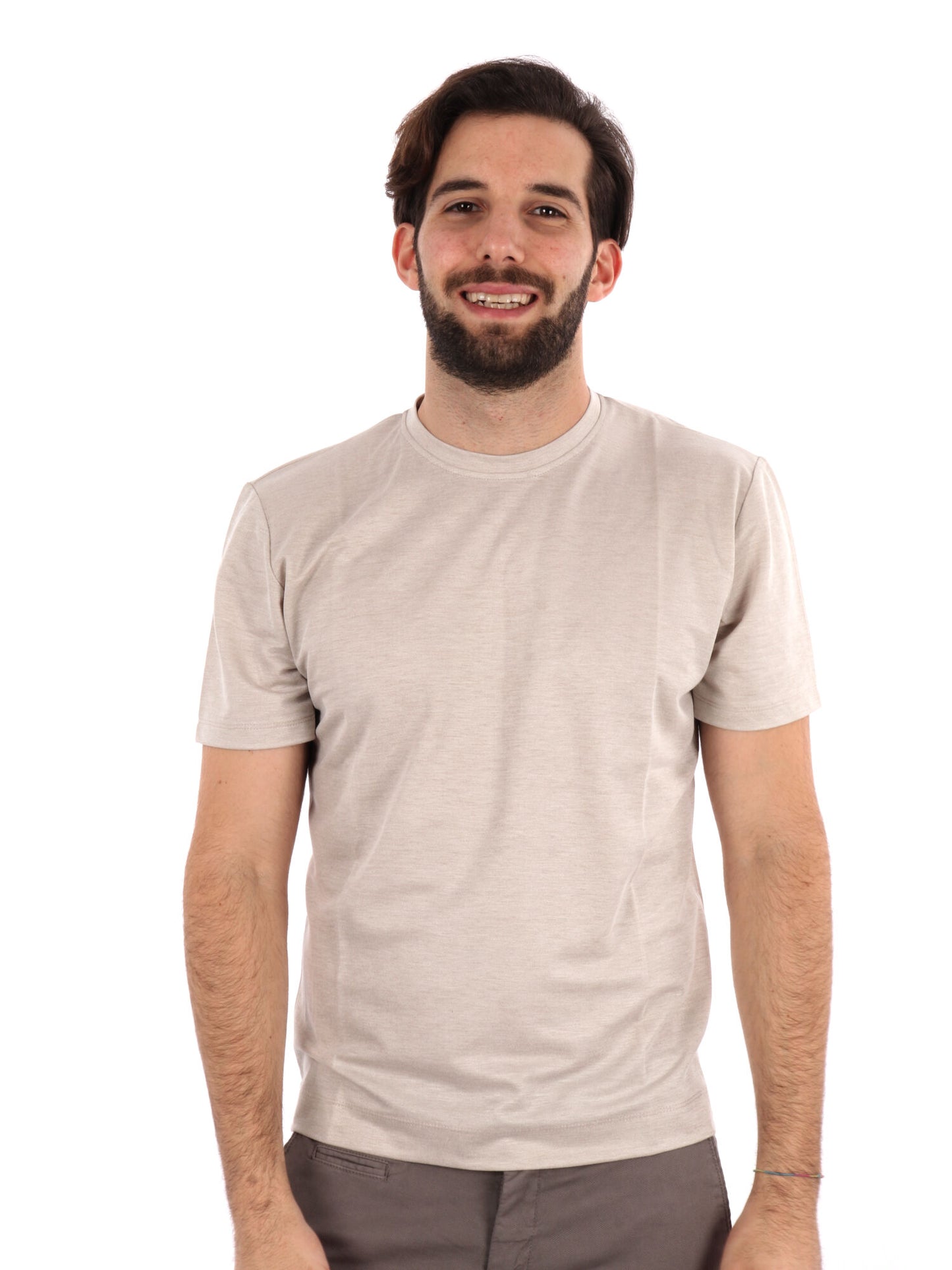 T-SHIRT PIRAMIDE FB UOMO SABBIA