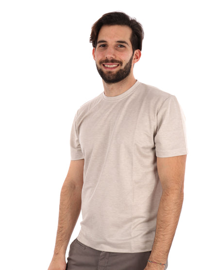 T-SHIRT PIRAMIDE FB UOMO SABBIA