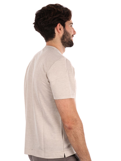 T-SHIRT PIRAMIDE FB UOMO SABBIA