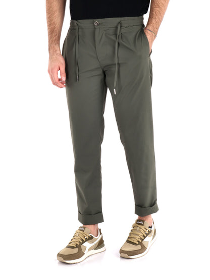 PANTALACCIO TECNICO FB UOMO VERDE MILITARE