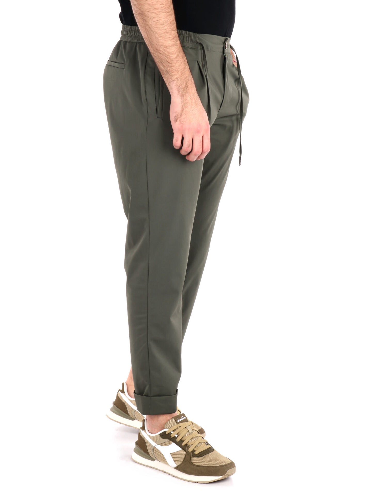 PANTALACCIO TECNICO FB UOMO VERDE MILITARE