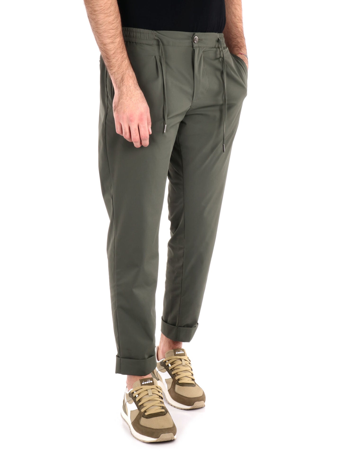 PANTALACCIO TECNICO FB UOMO VERDE MILITARE