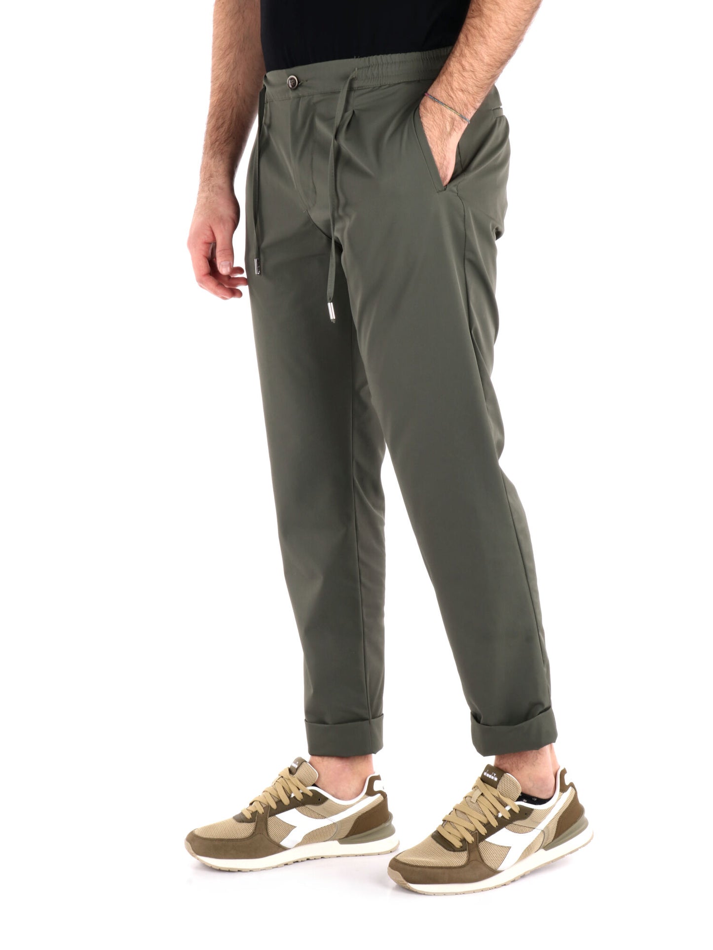 PANTALACCIO TECNICO FB UOMO VERDE MILITARE