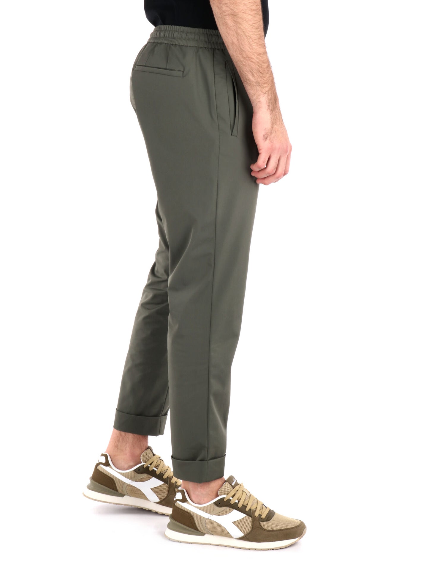 PANTALACCIO TECNICO FB UOMO VERDE MILITARE