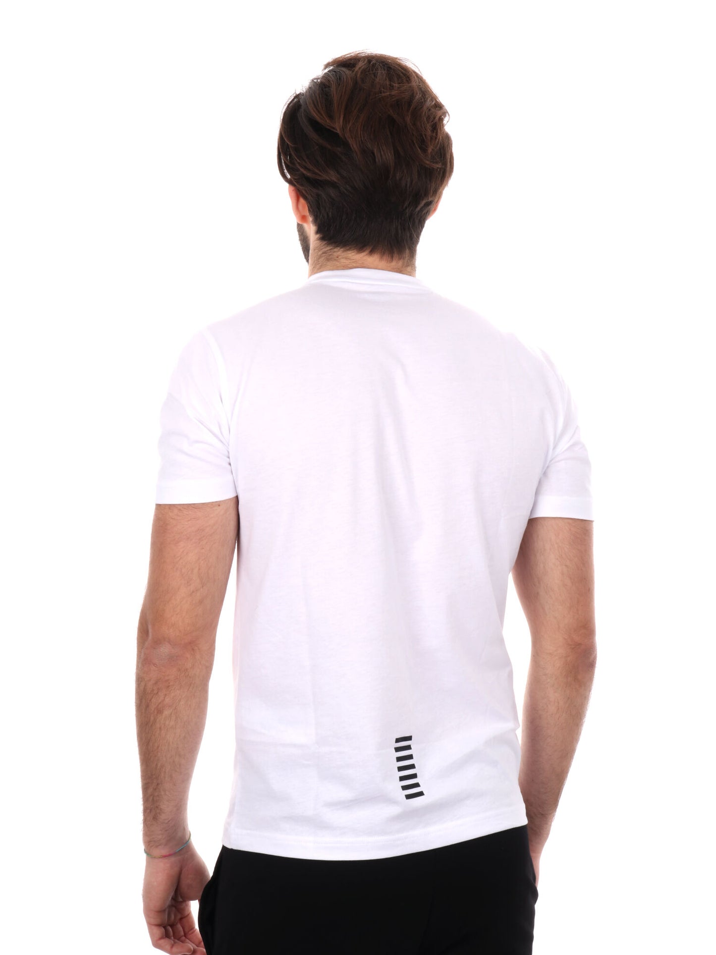T-SHIRT CORE IDENTITY EA7 EMPORIO ARMANI UOMO BIANCO