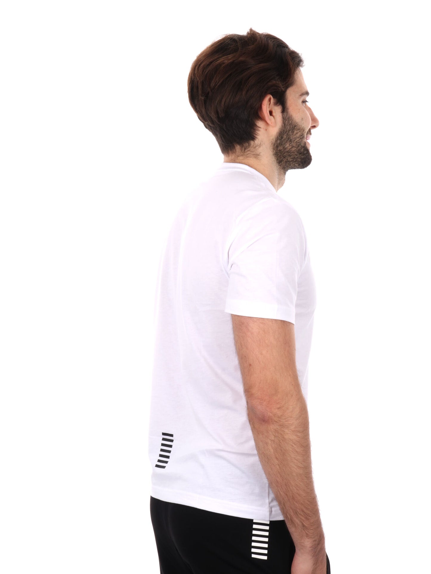 T-SHIRT CORE IDENTITY EA7 EMPORIO ARMANI UOMO BIANCO