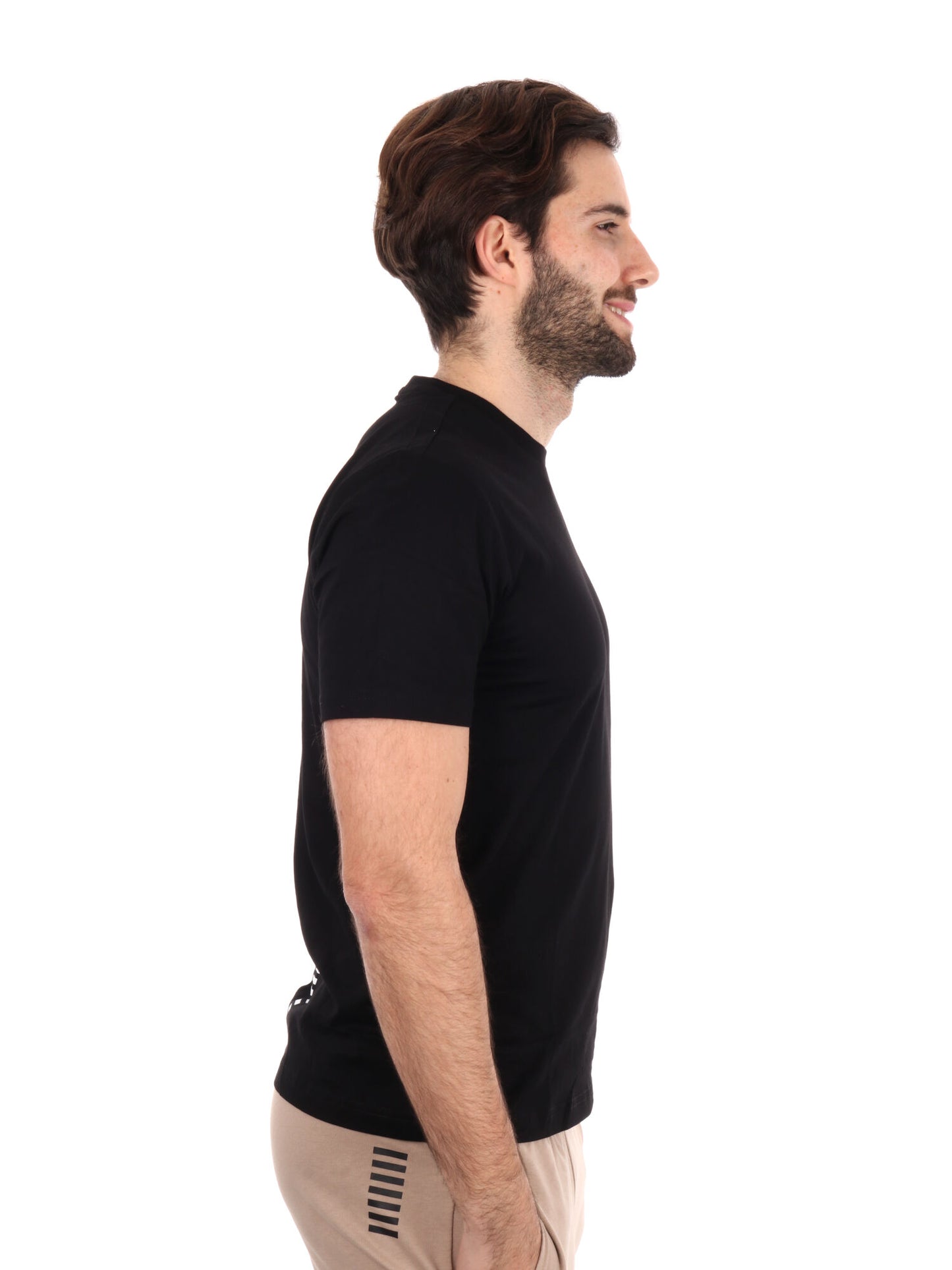 T-SHIRT CORE IDENTITY EA7 EMPORIO ARMANI UOMO NERO