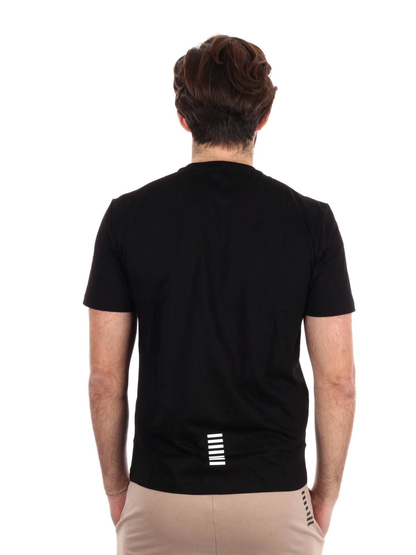T-SHIRT CORE IDENTITY EA7 EMPORIO ARMANI UOMO NERO