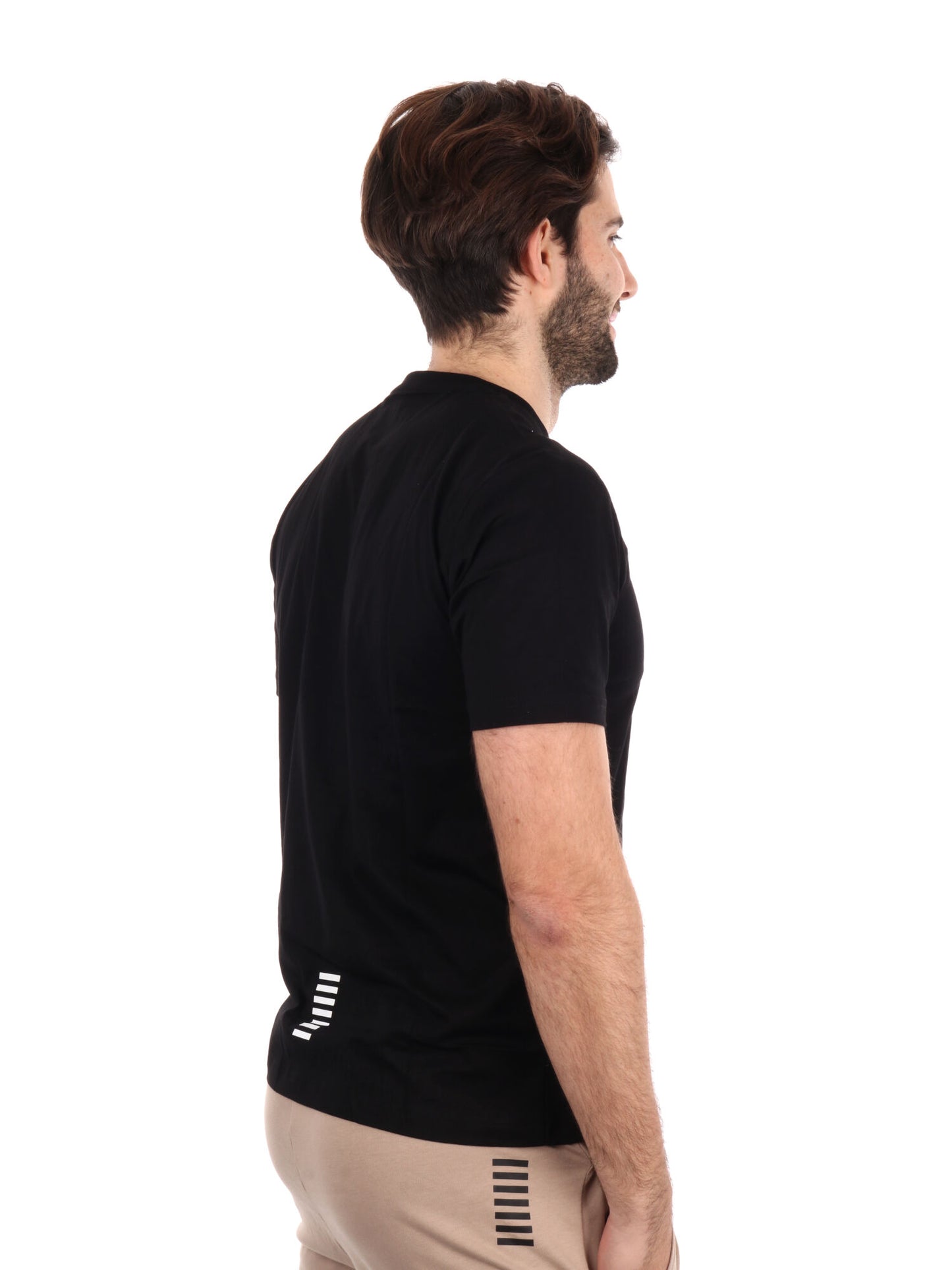 T-SHIRT CORE IDENTITY EA7 EMPORIO ARMANI UOMO NERO