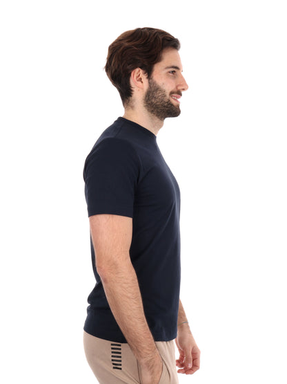 T-SHIRT CORE IDENTITY EA7 EMPORIO ARMANI UOMO BLU